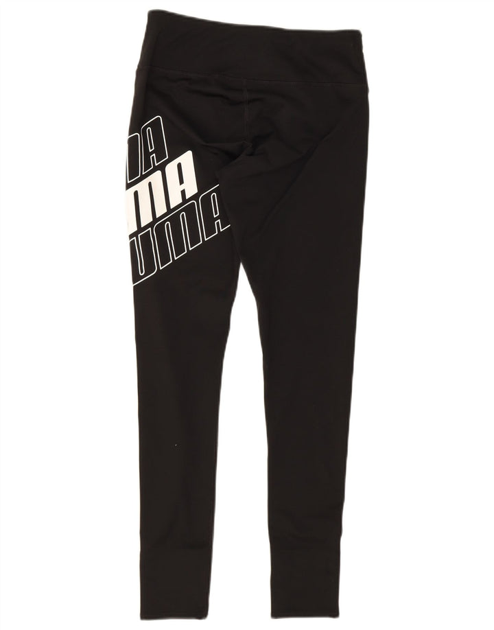 Nike Dame Grafiske Leggings UK 8 Lille Sort