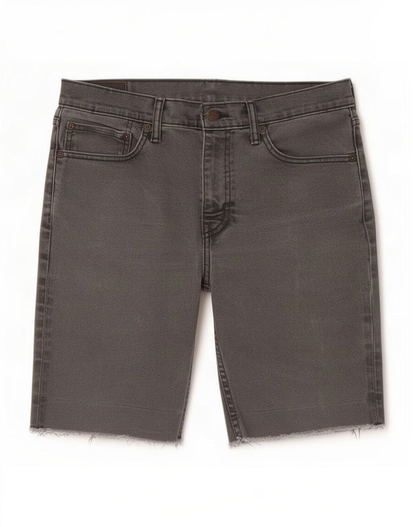 Levi's Mens 511 Slim Fit Denim Shorts Large W34 Grey Cotton