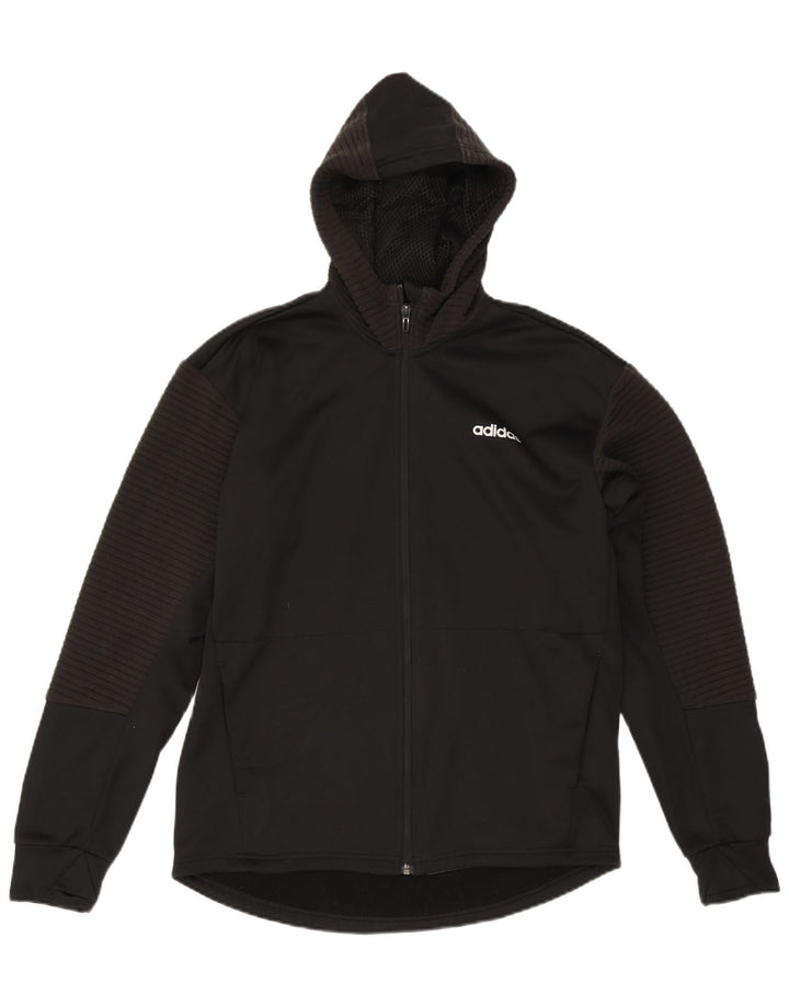 Adidas Herre Climawarm Hættetrøje med lynlås Medium Sort Polyester