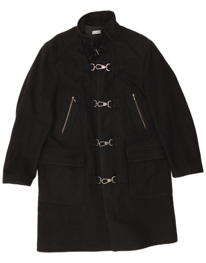 Rød af Valentino Herre Duffel Coat IT 50 Large Black Wool
