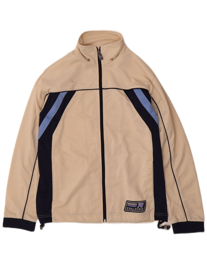 Spalding fuld træningsdragt til mænd Stor Beige Colourblock Polyester