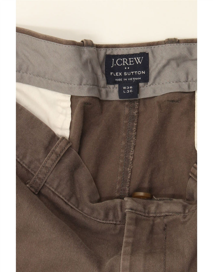 J. CREW Mens Sutton Slim Chino Trousers W36 L33  Brown Cotton Vintage J. Crew and Second-Hand J. Crew from Messina Hembry 