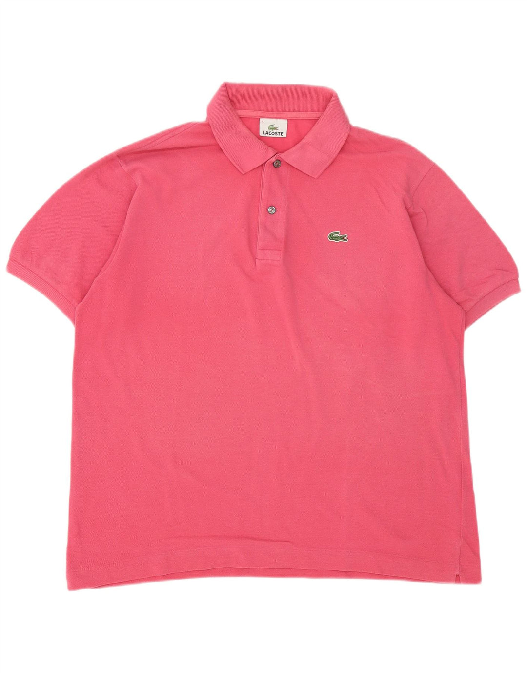 Lacoste herre poloskjorte str. 5 Large Pink Bomuld