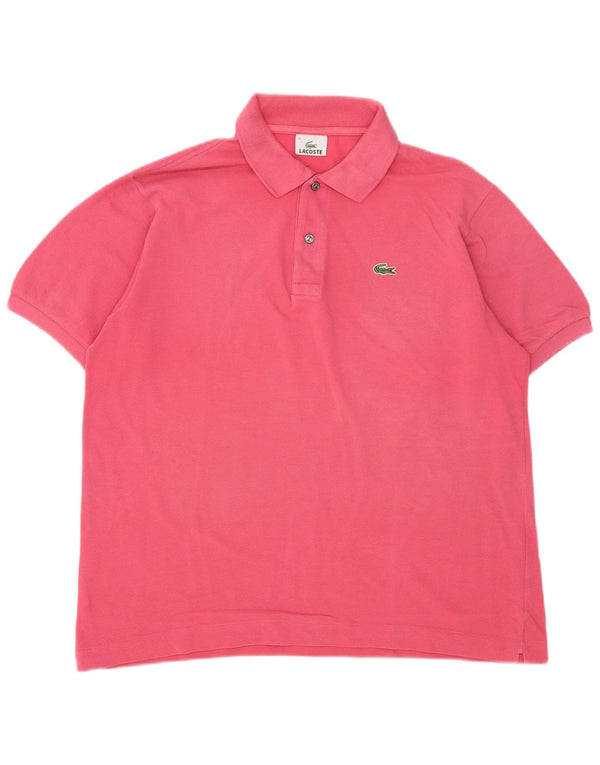 Lacoste herre poloskjorte str. 5 Large Pink Bomuld