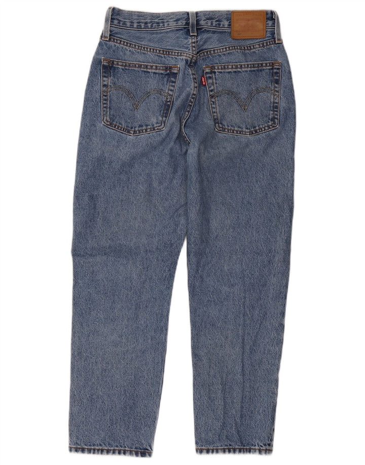 Levi's Dame 501 Straight Jeans W26 L26 Blå Bomuld