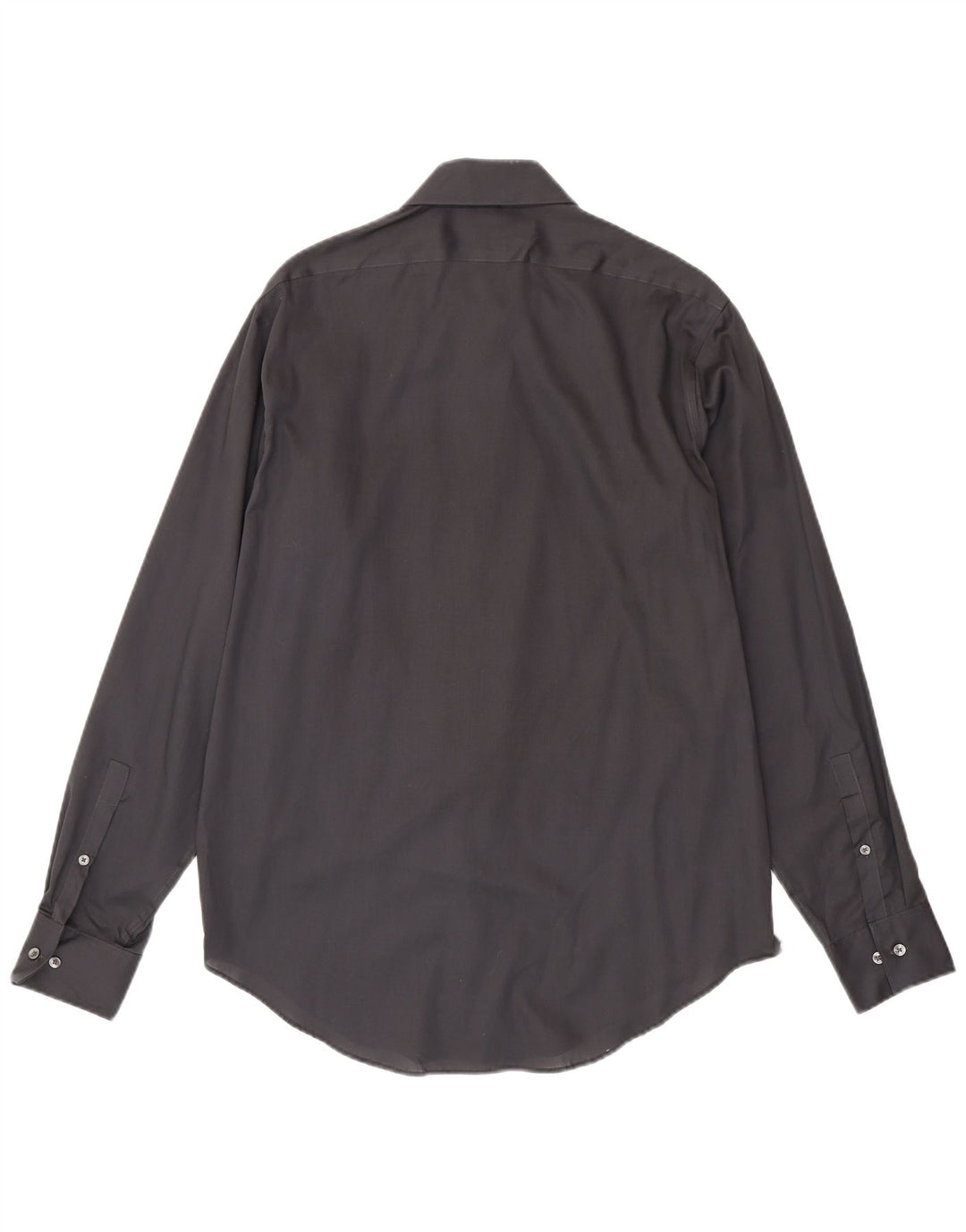 CALVIN KLEIN Herre Slim Fit skjorte str. 16 Stor sort bomuld