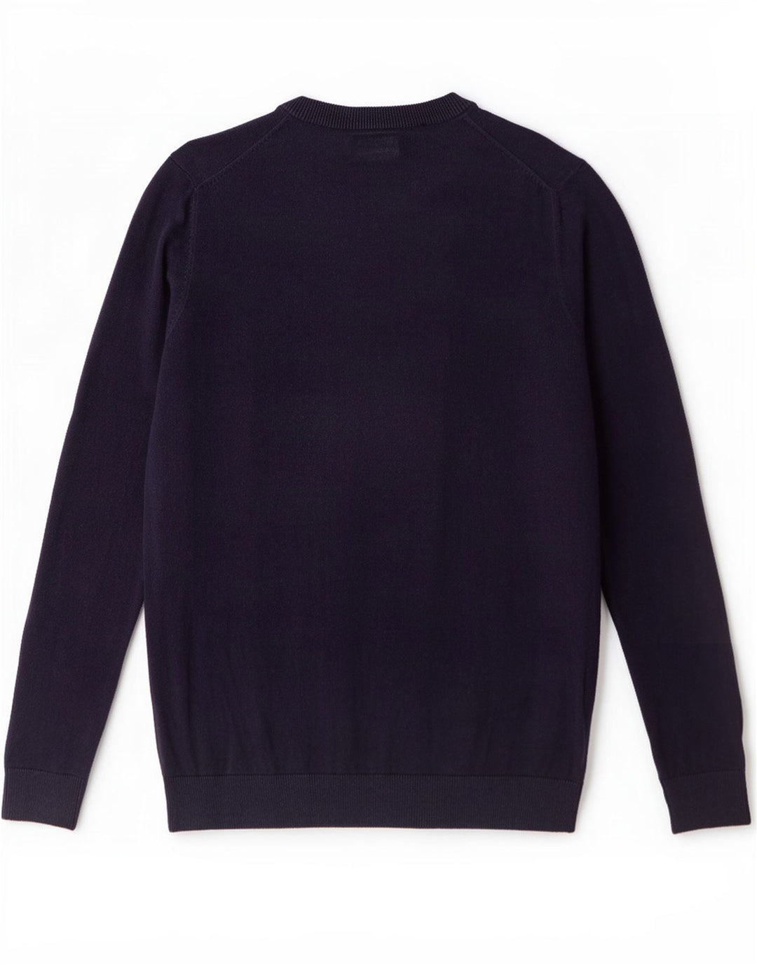 Guess Herre V-hals sweater Medium marineblå bomuld