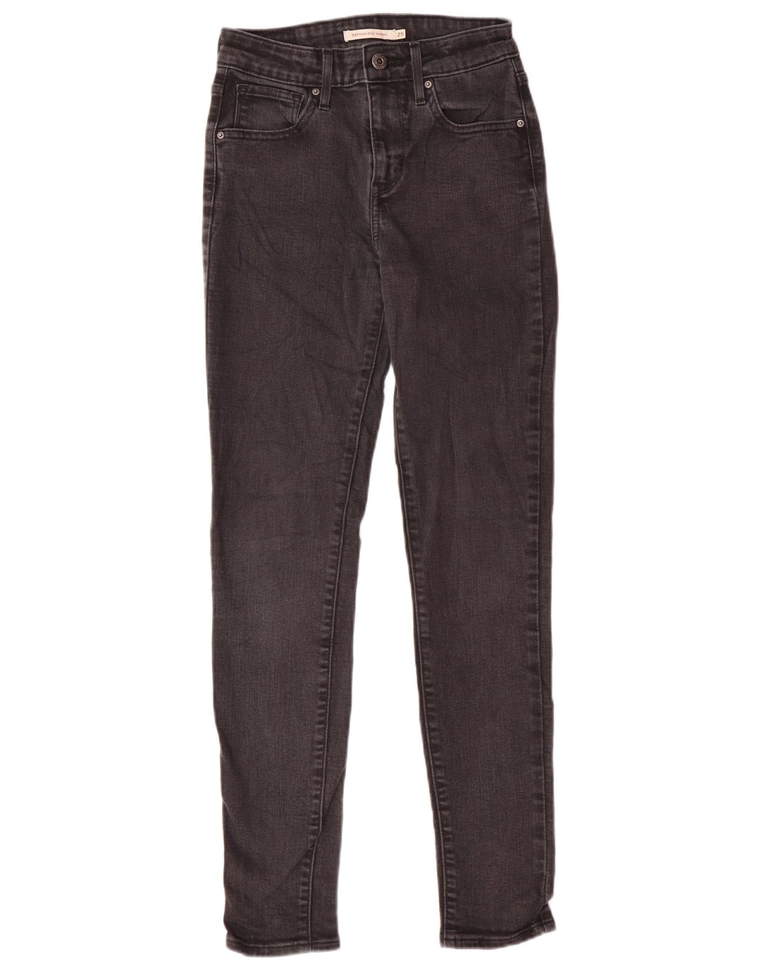 Levi's Dame 510 Skinny Jeans W25 L30 Grå Bomuld Classic