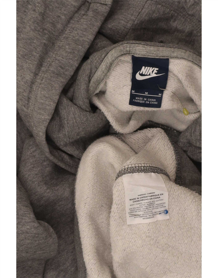 Nike Herre Regular Fit Hoodie Jumper Medium Grey Bomuld