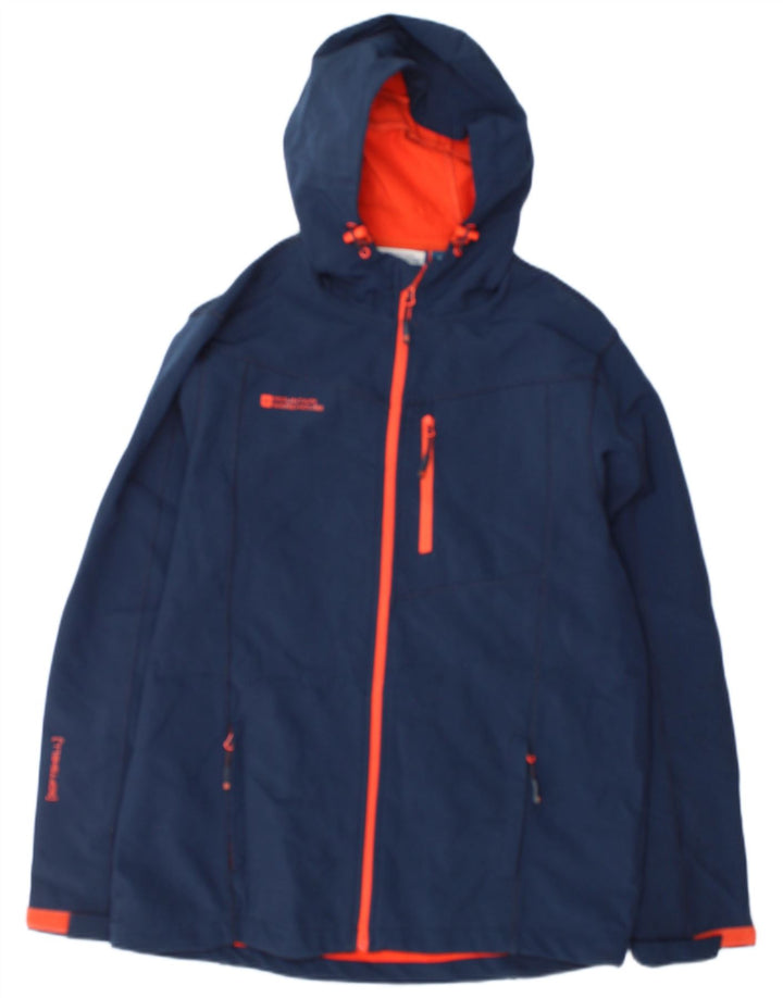 Mountain Warehouse Herre Hooded Windbreaker Jacket UK 38 Medium Navy Blue