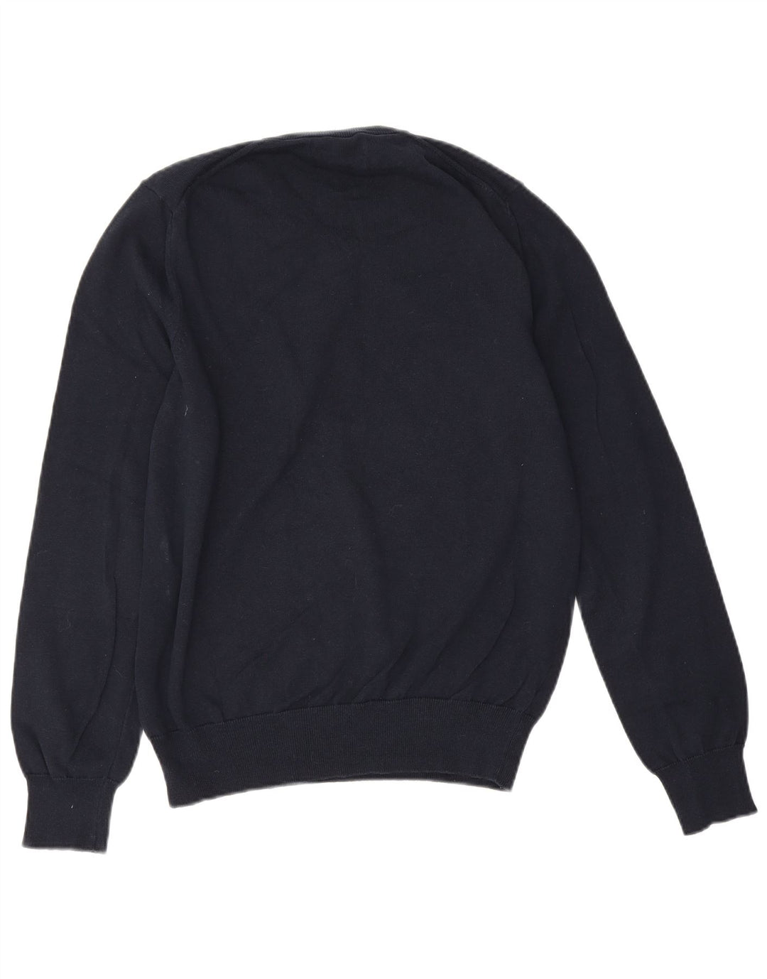 Marks & Spencer Herre V-hals sweater Medium marineblå bomuld