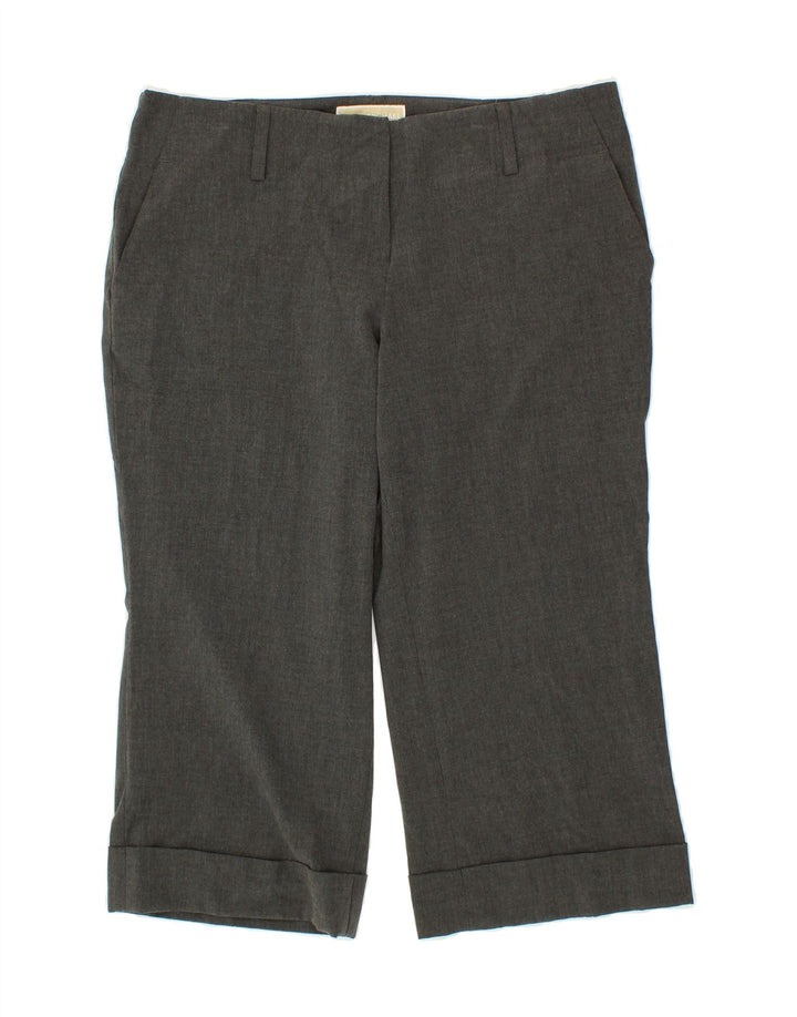 MICHAEL KORS Womens Straight Capri Trousers US 10 Large W34 L20 Grey Vintage Michael Kors and Second-Hand Michael Kors from Messina Hembry 