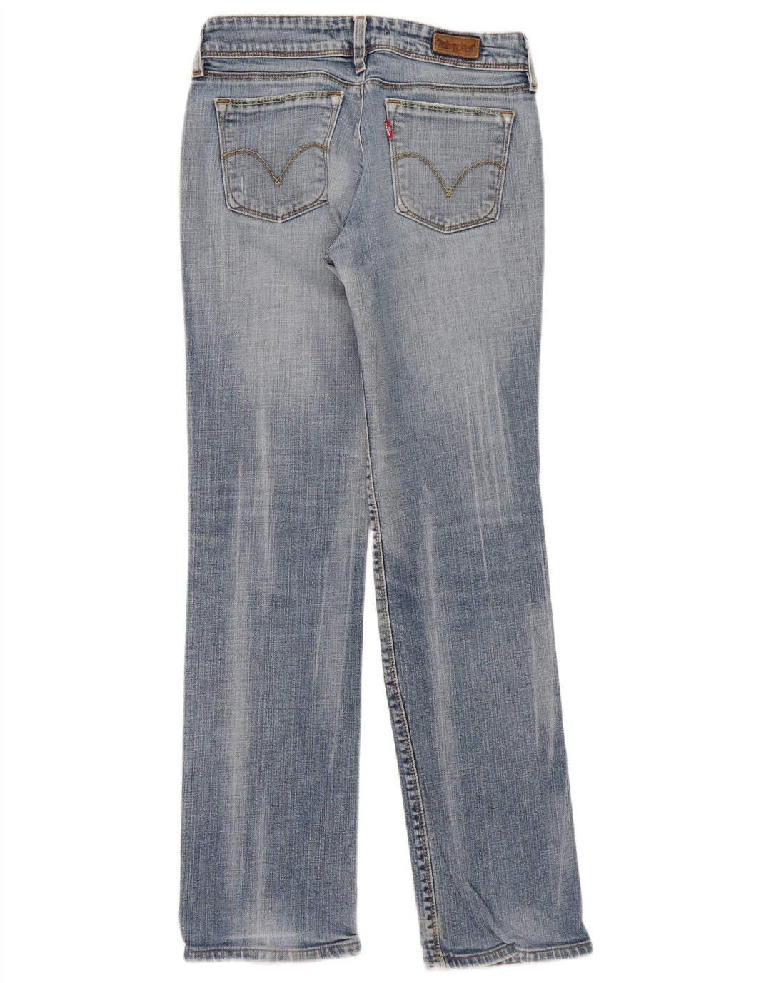 Levi's Dame 570 Straight Jeans W31 L31 Blå Bomuld