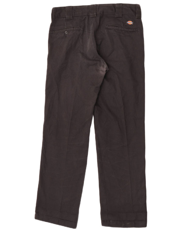 Dickies Herre Slim Straight Chino Bukser W32 L32 Sort Polyester