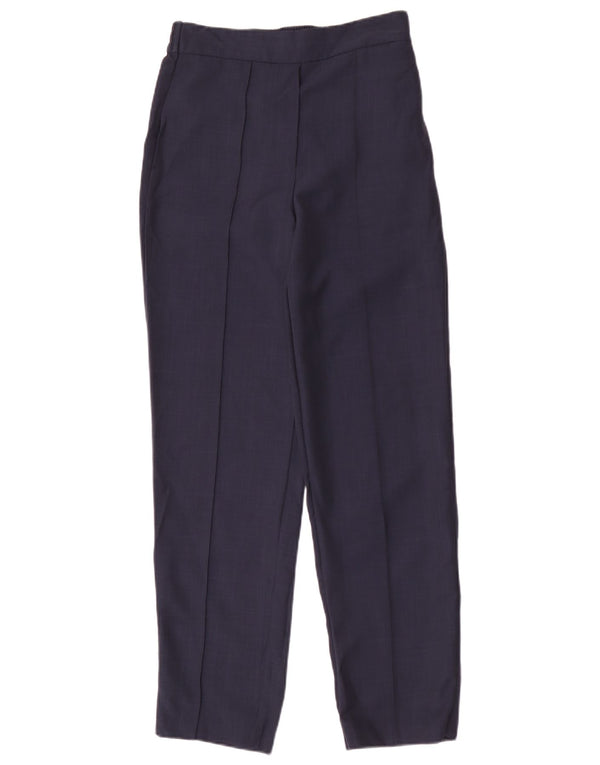 Marks & Spencer Dame Casual Bukser UK 8 Small W26 L29 Navy Blue