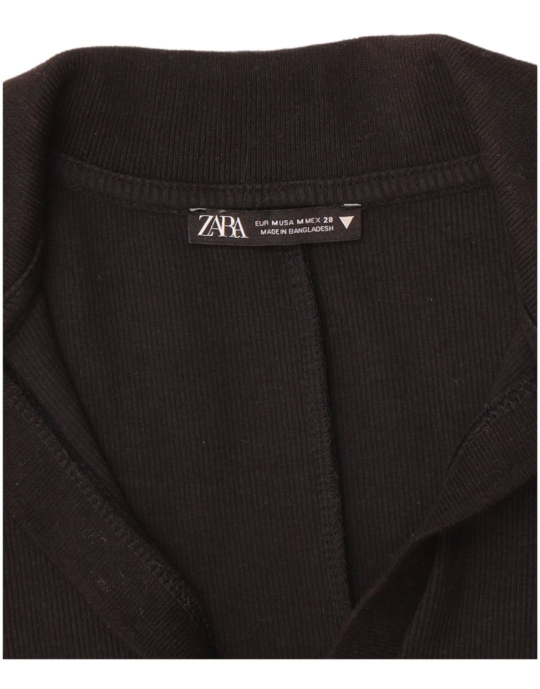 Zara Dame Playsuit UK 12 Medium Black
