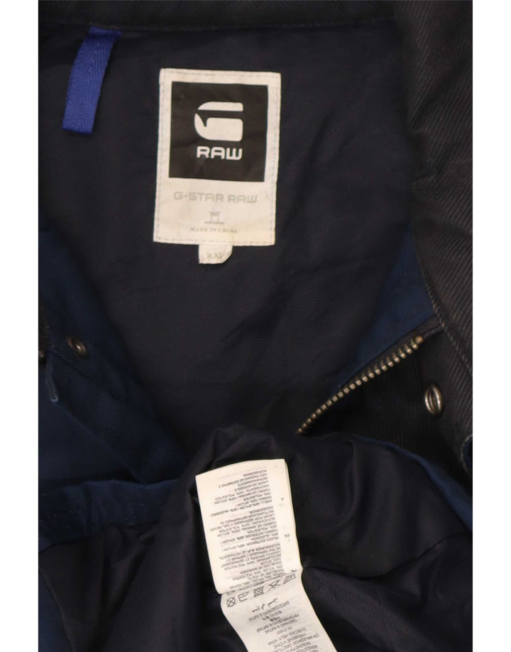 G-Star Herre Utility Jacket UK 44 2XL Navy Blue Nylon