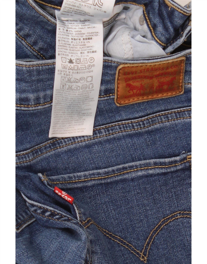 Levi's Dame 711 Slim Jeans W32 L30 Blå Bomuld