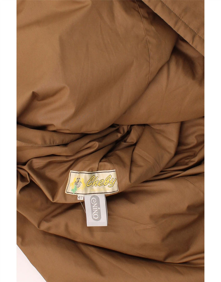 NINO Womens Overcoat IT 42 Medium Beige Polyester Vintage NINO and Second-Hand NINO from Messina Hembry 