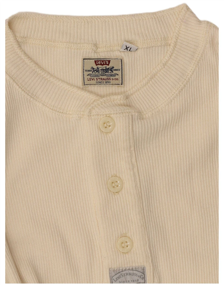 LEVI'S T-shirt top til kvinder DK 18 XL Off White