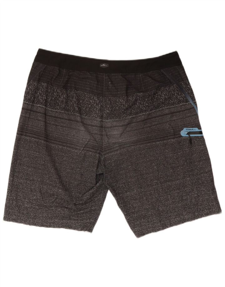 O'Neill badeshorts til mænd, store gråstribede viskose