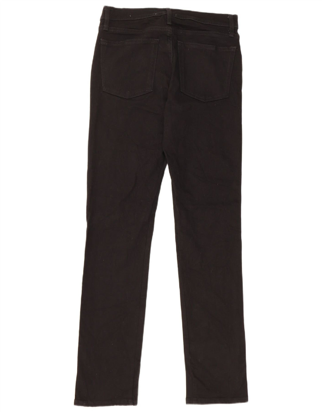 Zara Dame Slim Jeans EU 40 Medium W30 L32 Sort Bomuld