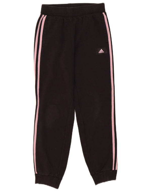 Adidas Pige Træningsdragt Bukser Joggers 12-13 År Sort Bomuld