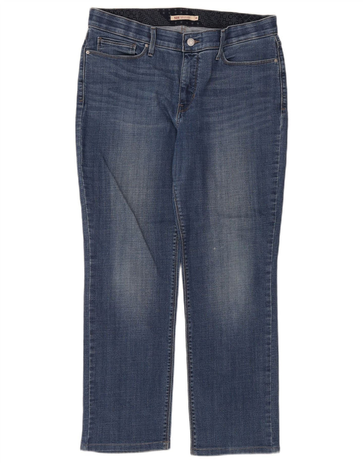 Levi's Womens 525 Straight Jeans US 14 XL W36 L30 Blue