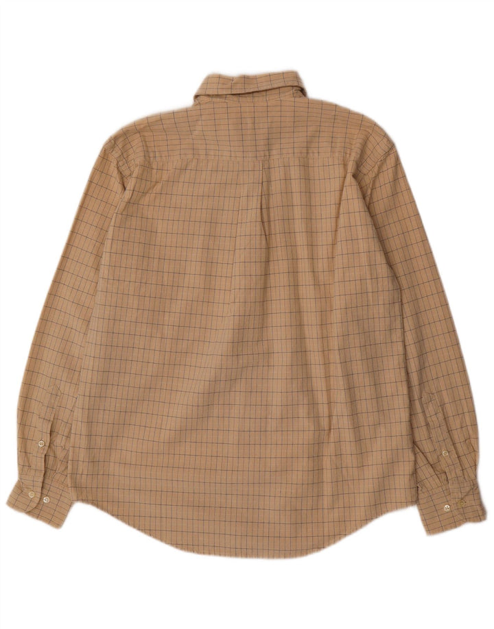 Sergio Tacchini Herreskjorte Medium Beige Ternet bomuld