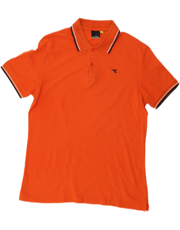 DIADORA Poloshirt til mænd XL Orange