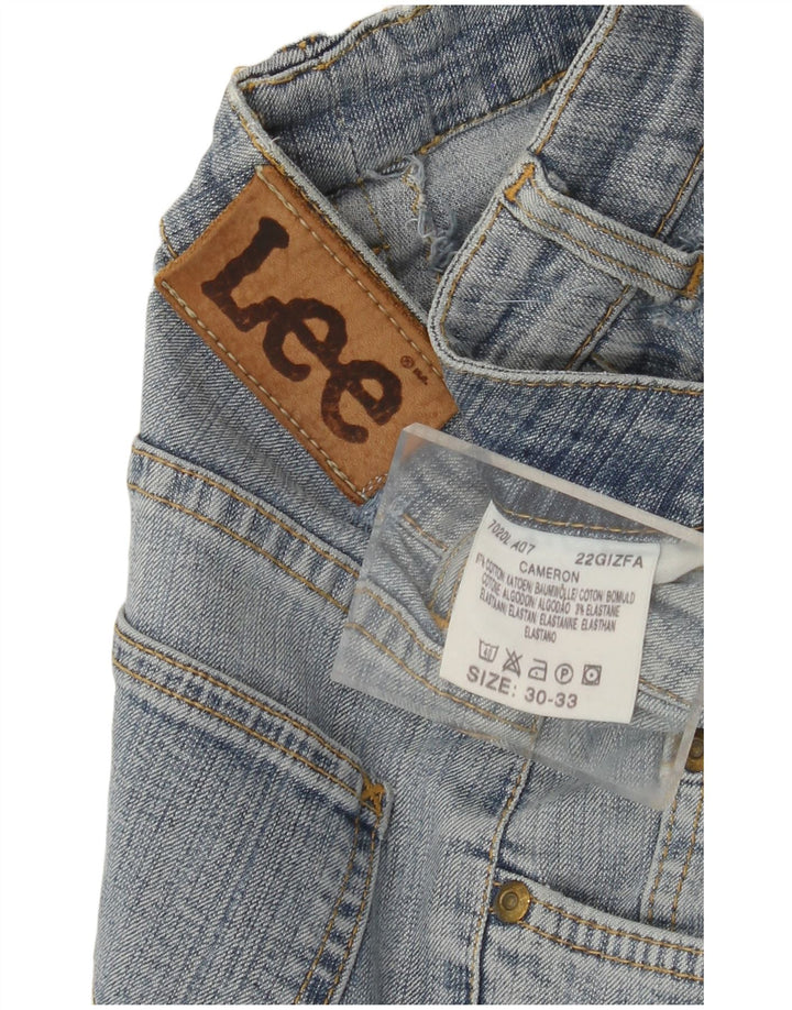 LEE Dame Cameron Straight Jeans W30 L33 Blå Bomuld