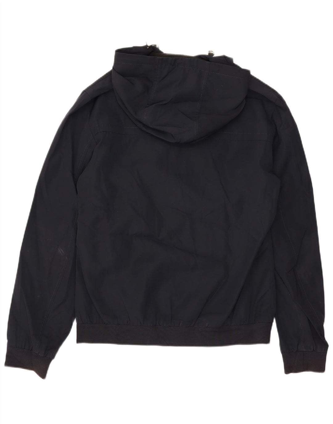 REISS Bomberjakke med hætte til mænd UK 38 Medium Navy Blue Polyester