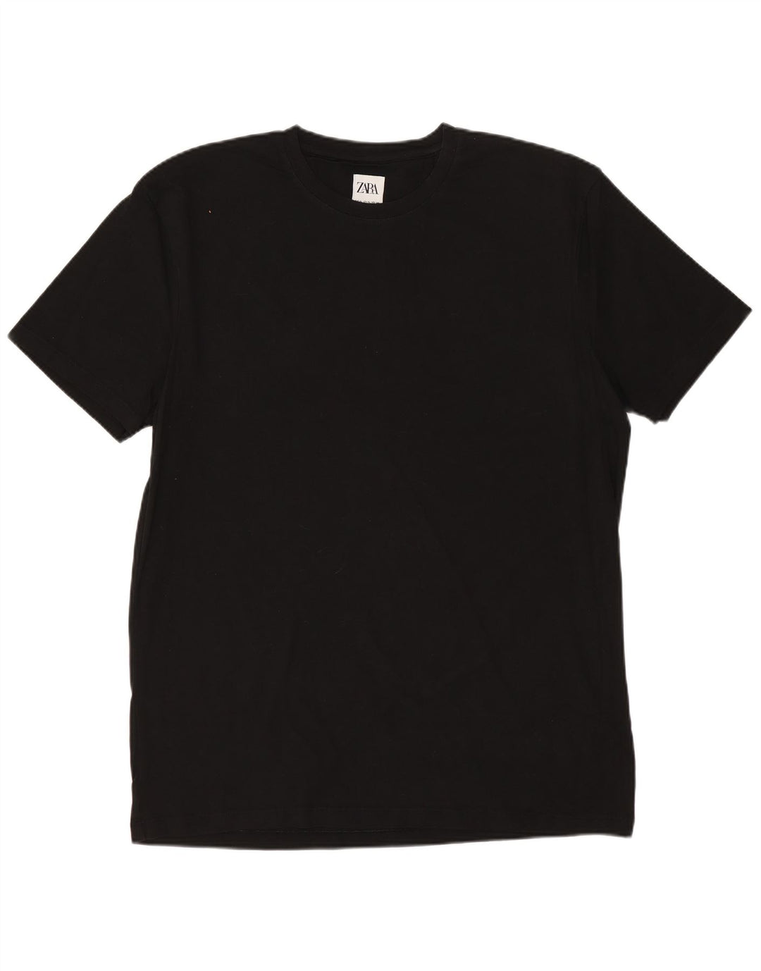 ZARA Herre Slim Fit T-Shirt Top XL Sort