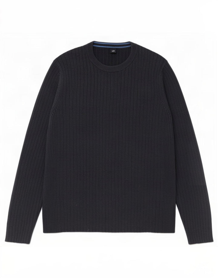 Gap Herre Crew Neck trøje Sweater Stor marineblå bomuld