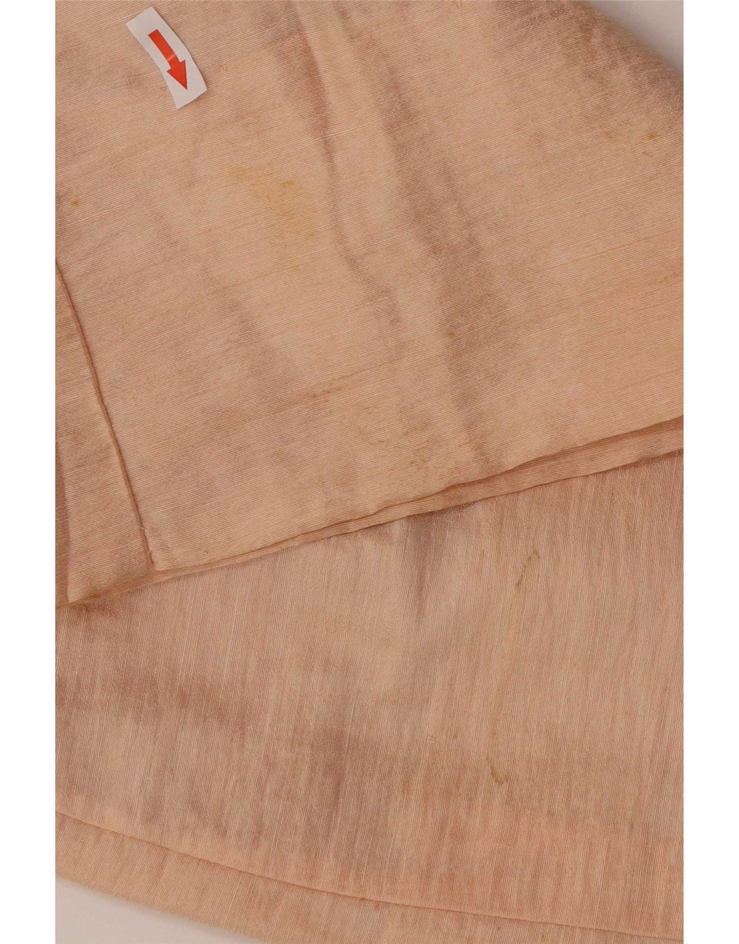 Vintage kvinders højtaljede mininederdel IT 42 Medium W24 Beige