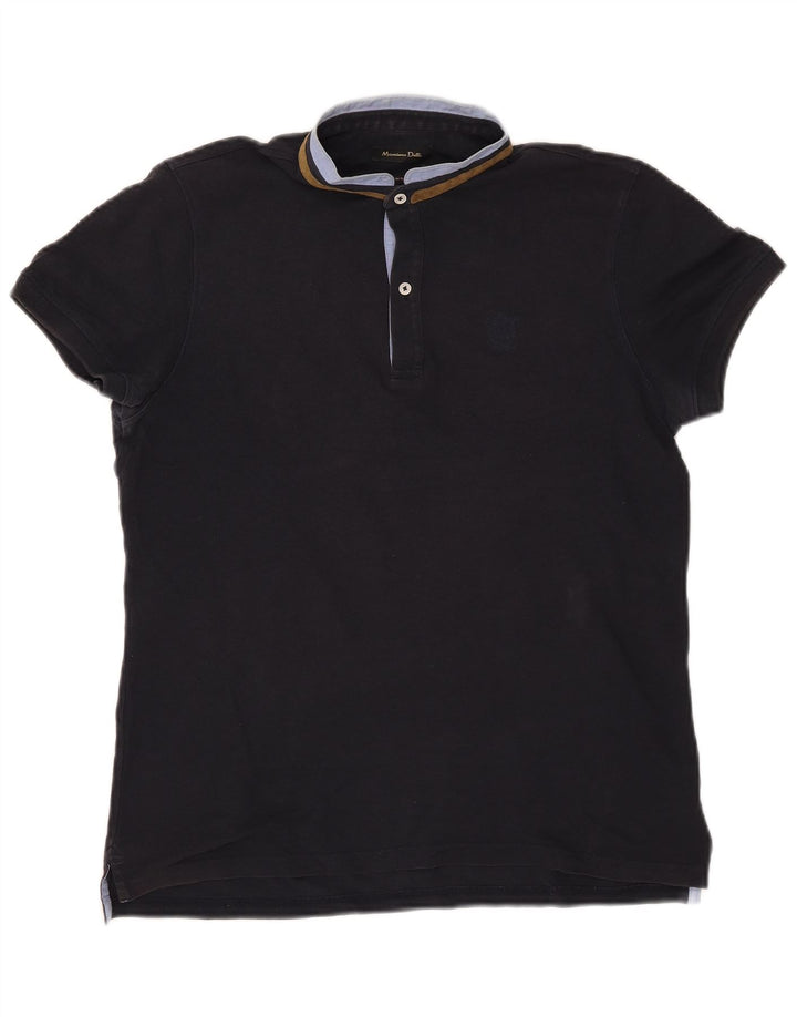 Massimo Dutti Herre poloshirt Medium Navy Blue