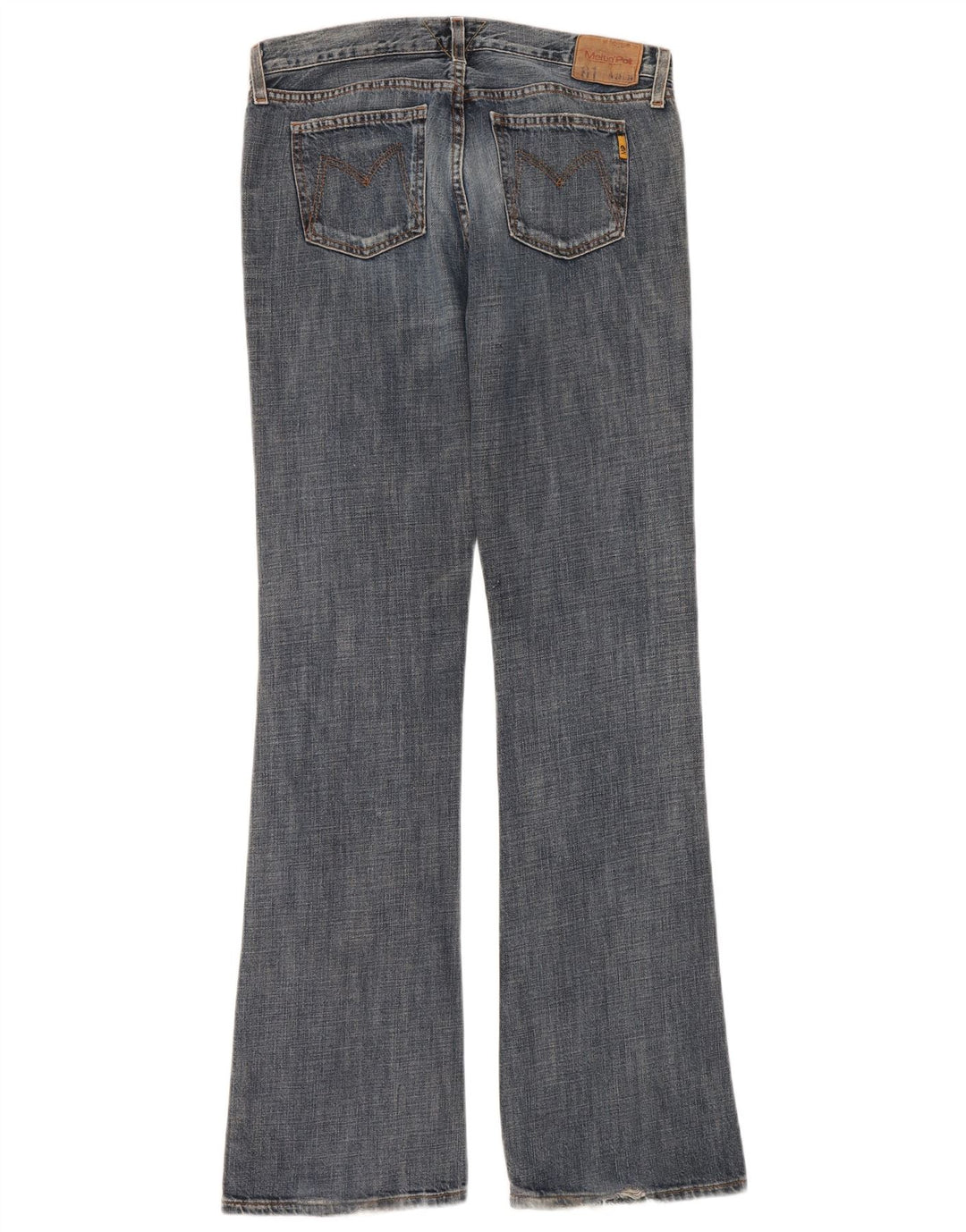 Meltin' Pot Dame Flared Jeans W28 L34 Blå Bomuld