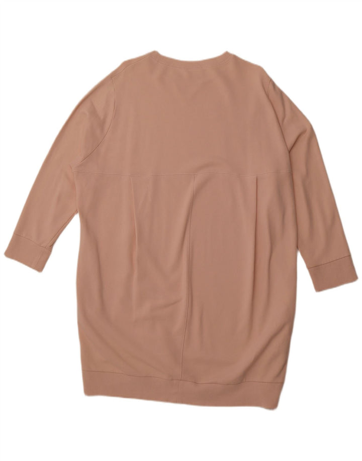 COS Womens Oversized Jumper Dress UK 14 Medium Pink Bomuld