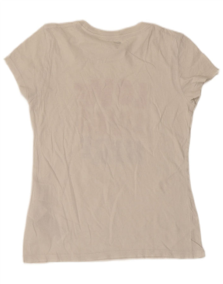 Levi's Grafisk T-shirt top til kvinder UK 8 Lille hvid bomuld
