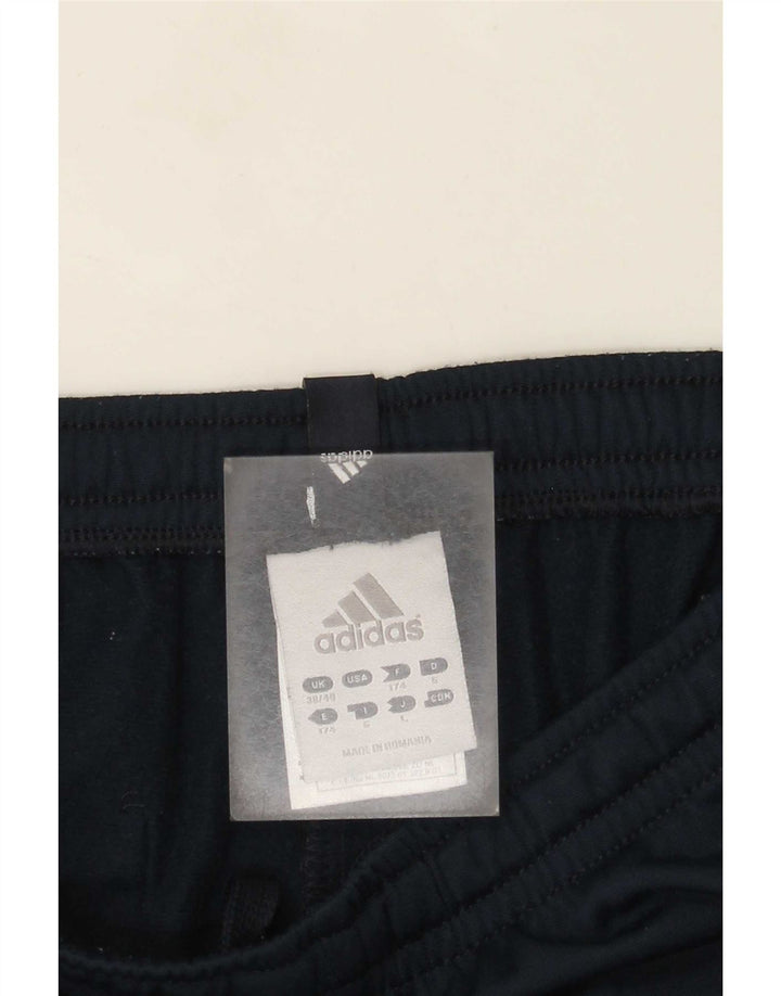 Adidas Træningsdragt til mænd Joggers UK 38/40 Medium Navy Blue Polyester
