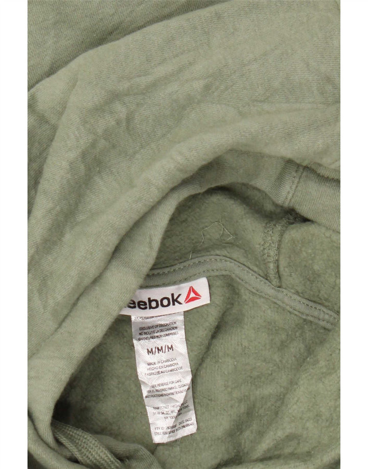 Reebok Herre hættetrøje Jumper Medium Grøn Bomuld