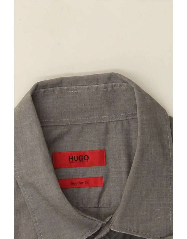 Hugo Boss Herre Regular Fit skjorte, stor grå