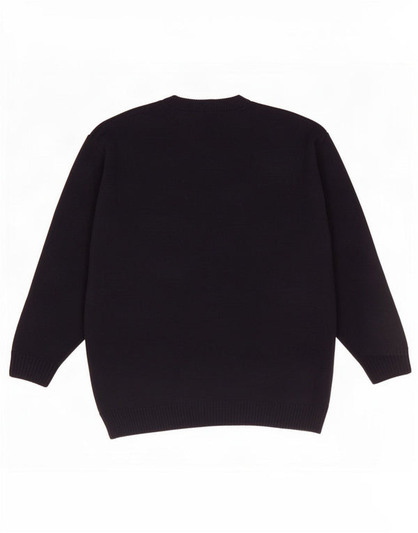 Marks & Spencer Mens St. Michael Crew Neck Jumper Sweater Large Navy Blue