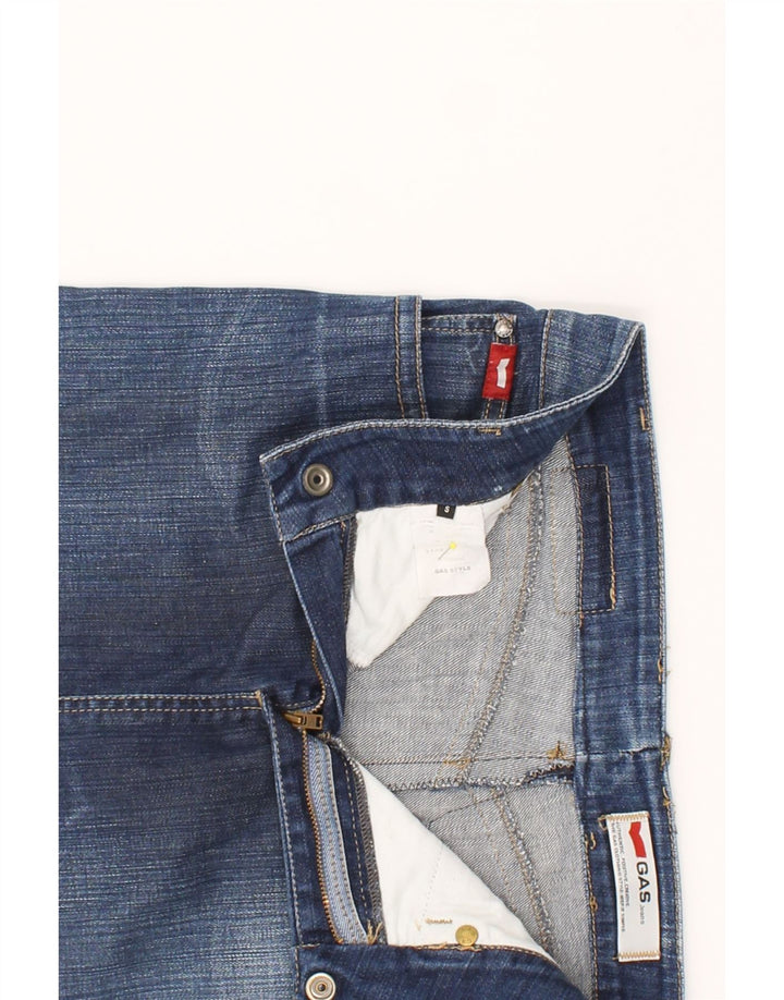 GAS Womens Denim Skirt Small W26 Blue Vintage Gas and Second-Hand Gas from Messina Hembry 