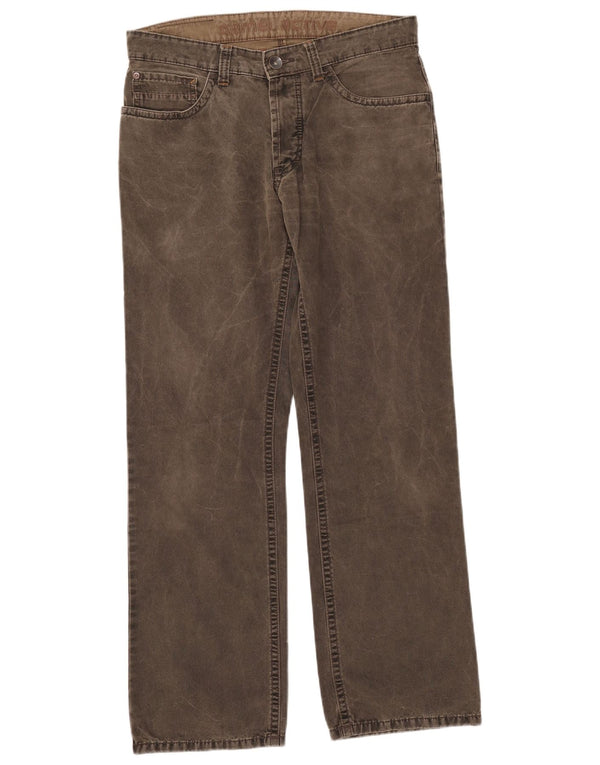 Camel Active Straight Jeans til mænd W33 L32 Khaki Bomuld