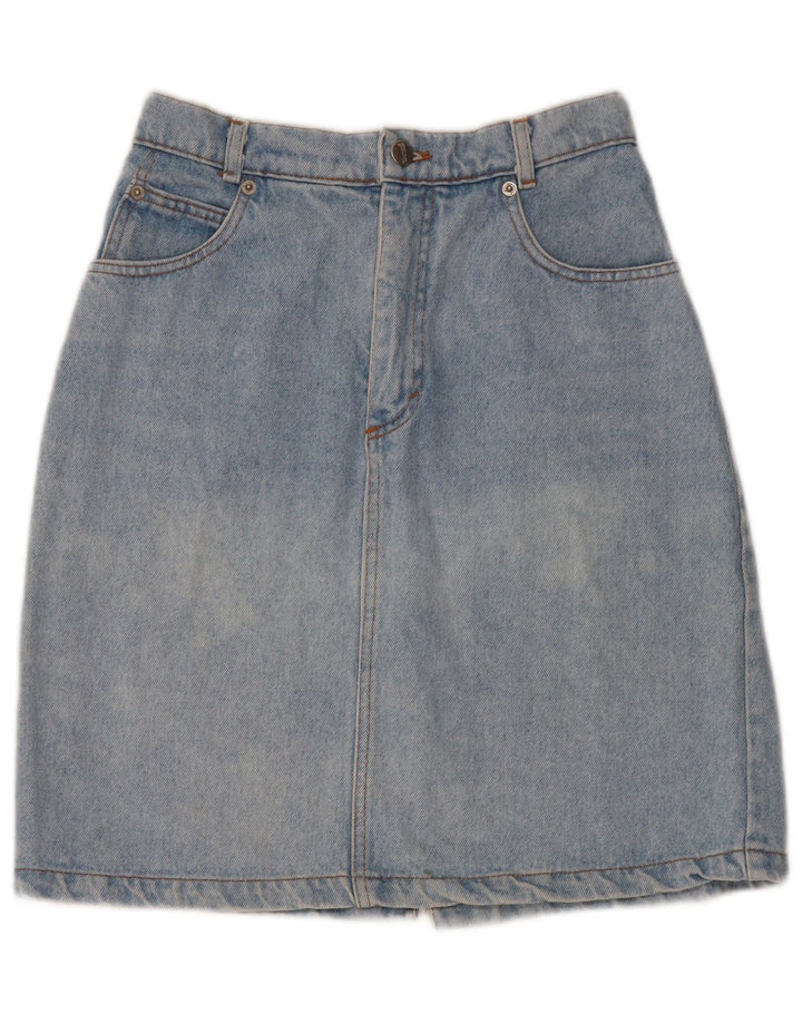 DE VILLE Dame Denim Nederdel W30 Medium Blue Bomuld