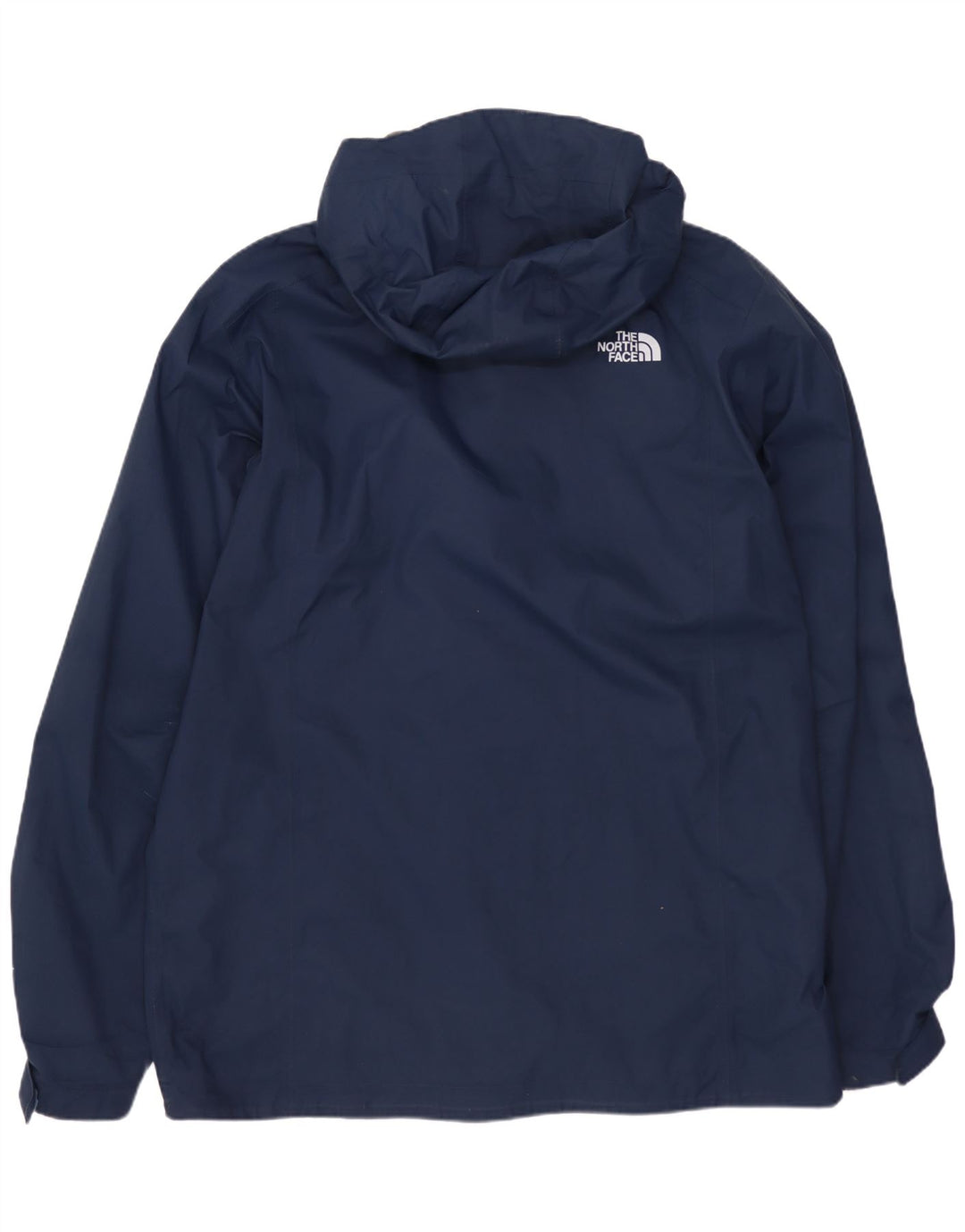 THE NORTH FACE Regnjakke med hætte til mænd UK 40 Stor marineblå polyester