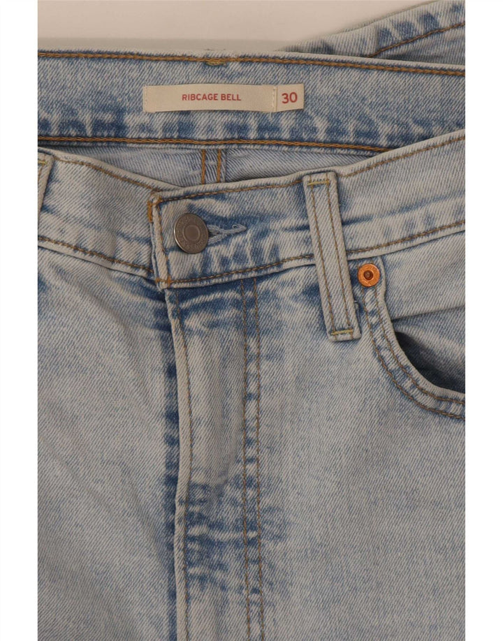 Levi's Dame Ribcage Bell High Rise Flared Jeans W30 L30 Blå