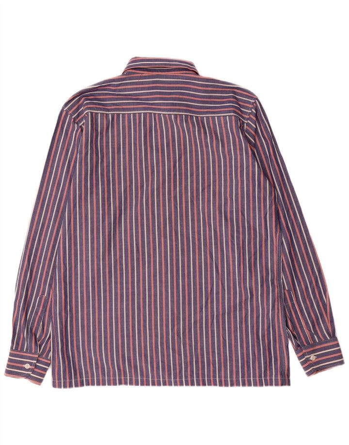Pierre Cardin Herre Classic Fit skjorte størrelse 38/40 Medium lilla stribet