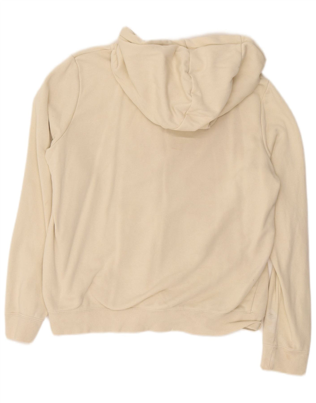 Nike hættetrøje med lynlås til kvinder UK 14 Medium Beige Bomuld